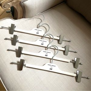 🖤 ISABEL MARANT X H&M Set Of 4 Wood cloth garment HANGERS
